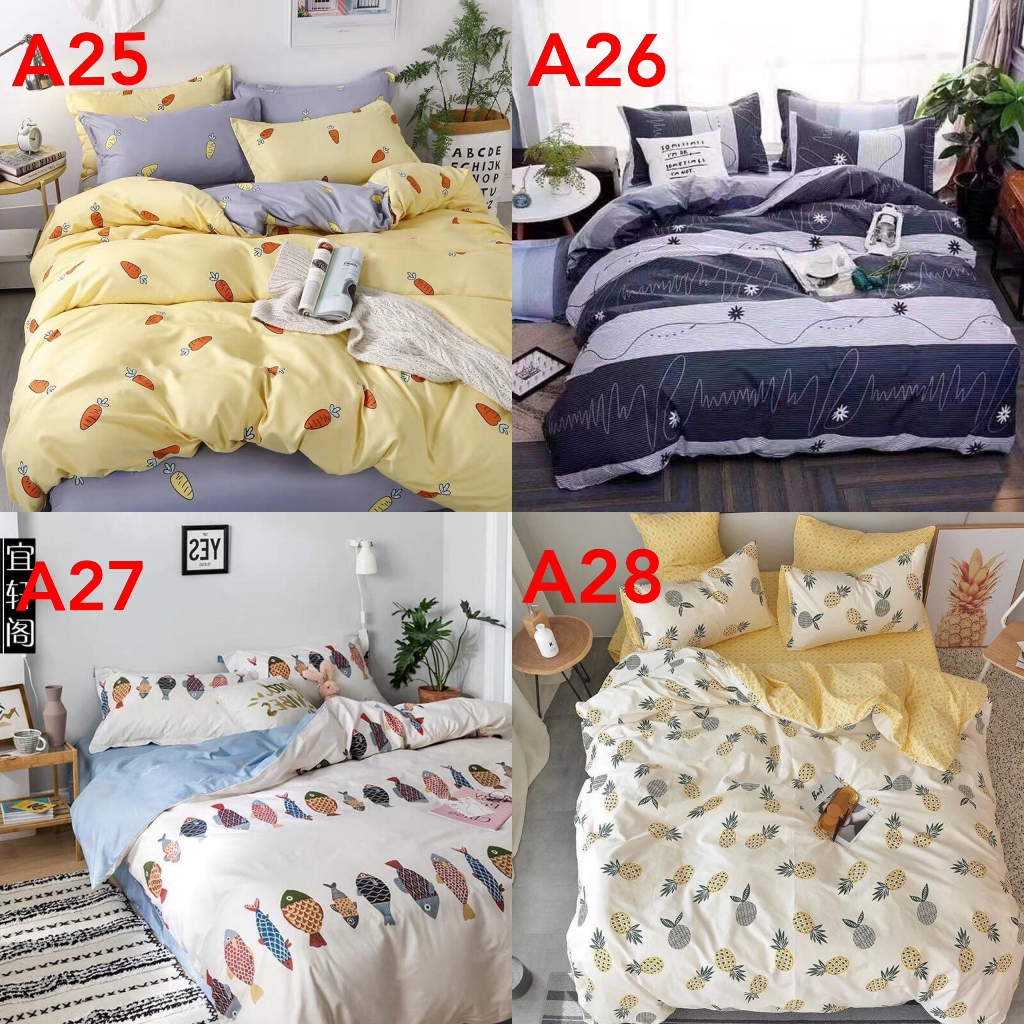 FREESHIPChăn Ga Gối Coton poly hàng nhập khẩu cao cấp.( nhắn tin chọn mẫu)❤️miễn phí bo chun❤️