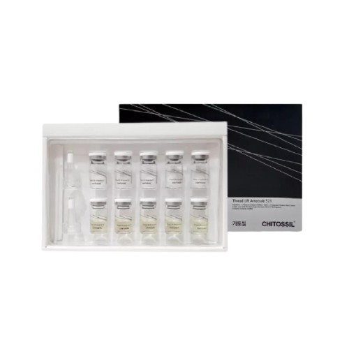 Chỉ tơ tằm căng da tự tiêu Chitossil Thread Lift Ampoule 521