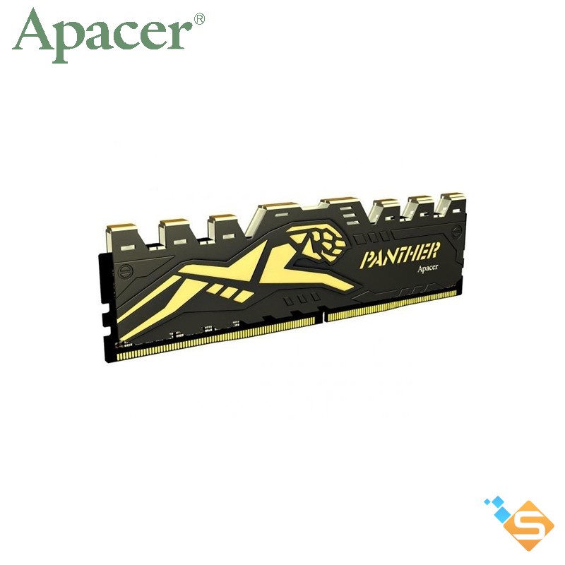 RAM PC DDR4 Apacer PANTHER 16GB 8GB Bus 3200MHz 2666MHz OC Golden w/HS Tản Nhiệt - Bảo Hành Chính Hãng 3 Năm