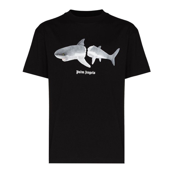 Áo unisex Palm Angels Shark Cá Mập phong cách trẻ trung năng động, nam nữ mặc form cực đẹp