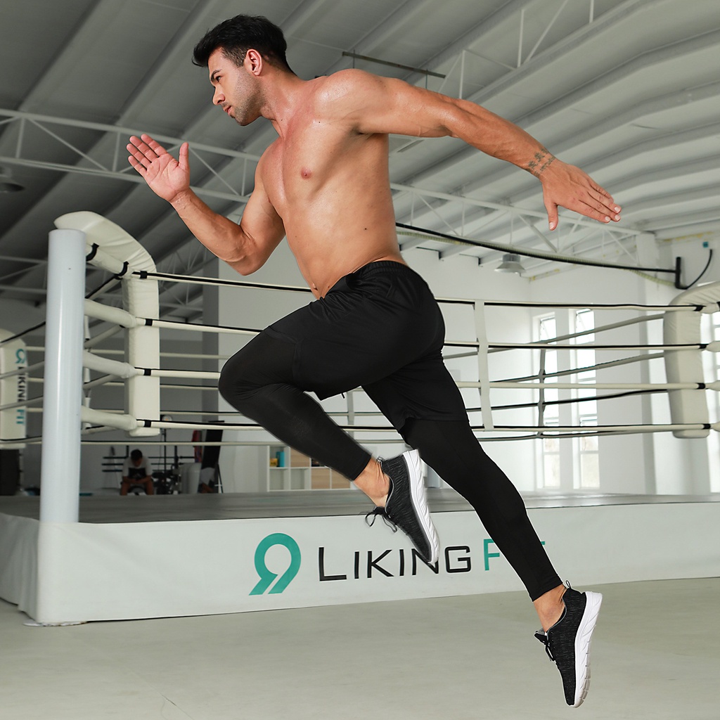 Quần Short Legging 2 Trong 1 Tập Thể Hình / Chạy Bộ Thời Trang Cho Nam