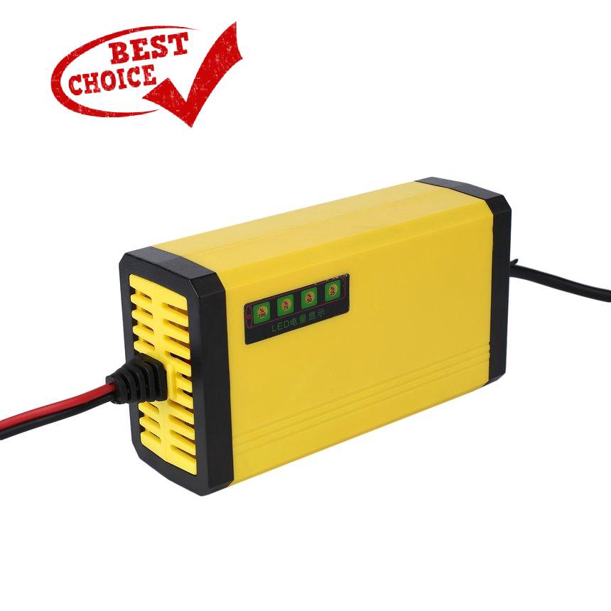 【416】Mini Portable 12V 2A Car Motor Smart Battery Charger LED Adapter Power Supply