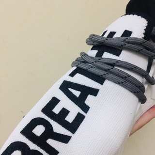 ( Ảnh thật ) Sneaker Human Race trắng chữ đen