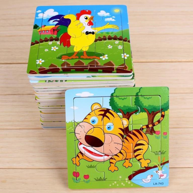 Tranh ghép hình puzzle-Đồ chơi bằng gỗ-giáo dục cho bé trò chơi siêu trí tuệ đa dạng các mẫu