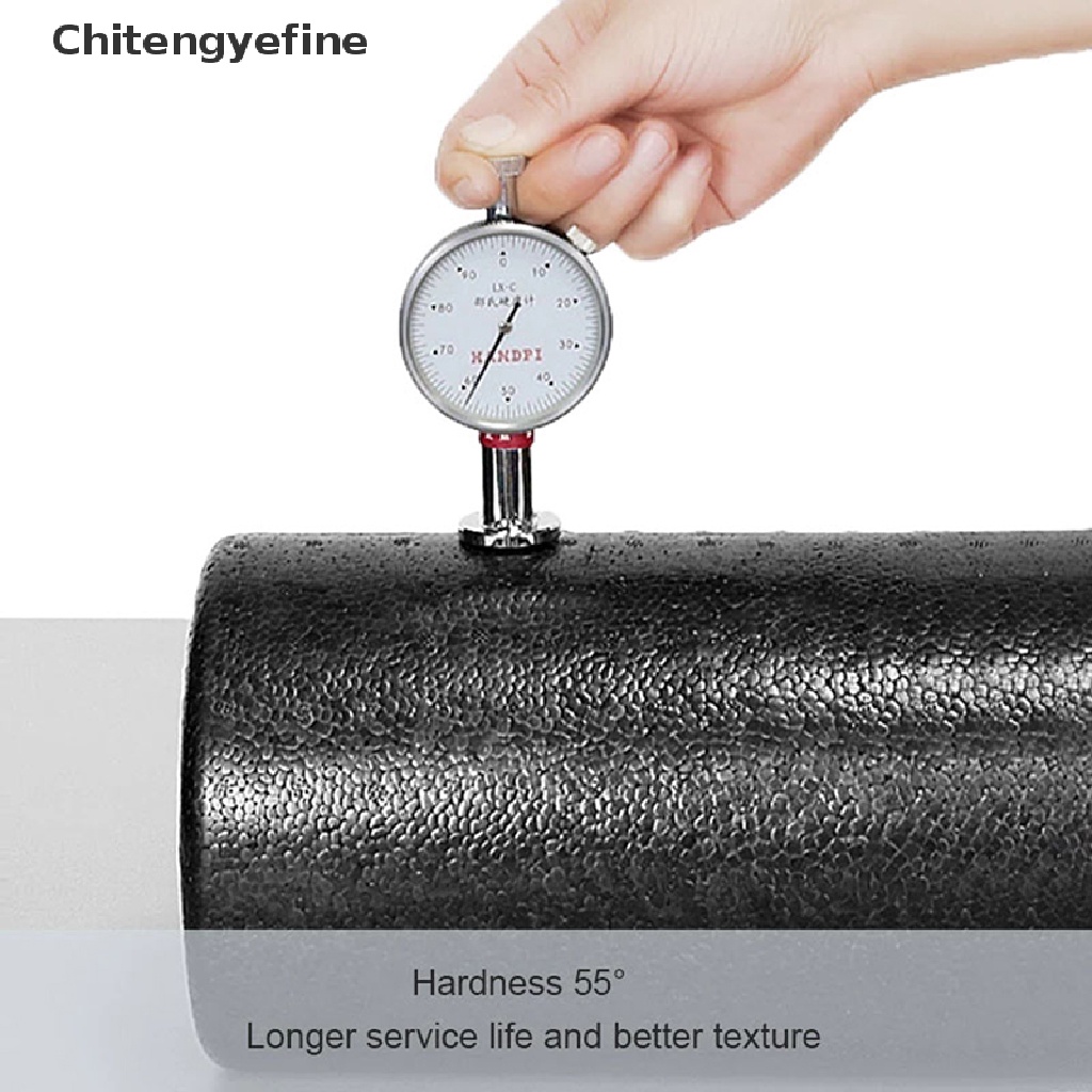 Con lăn xốp 3 kích cỡ 30/ 45/ 60 cm màu đen dùng tập yoga và mát xa