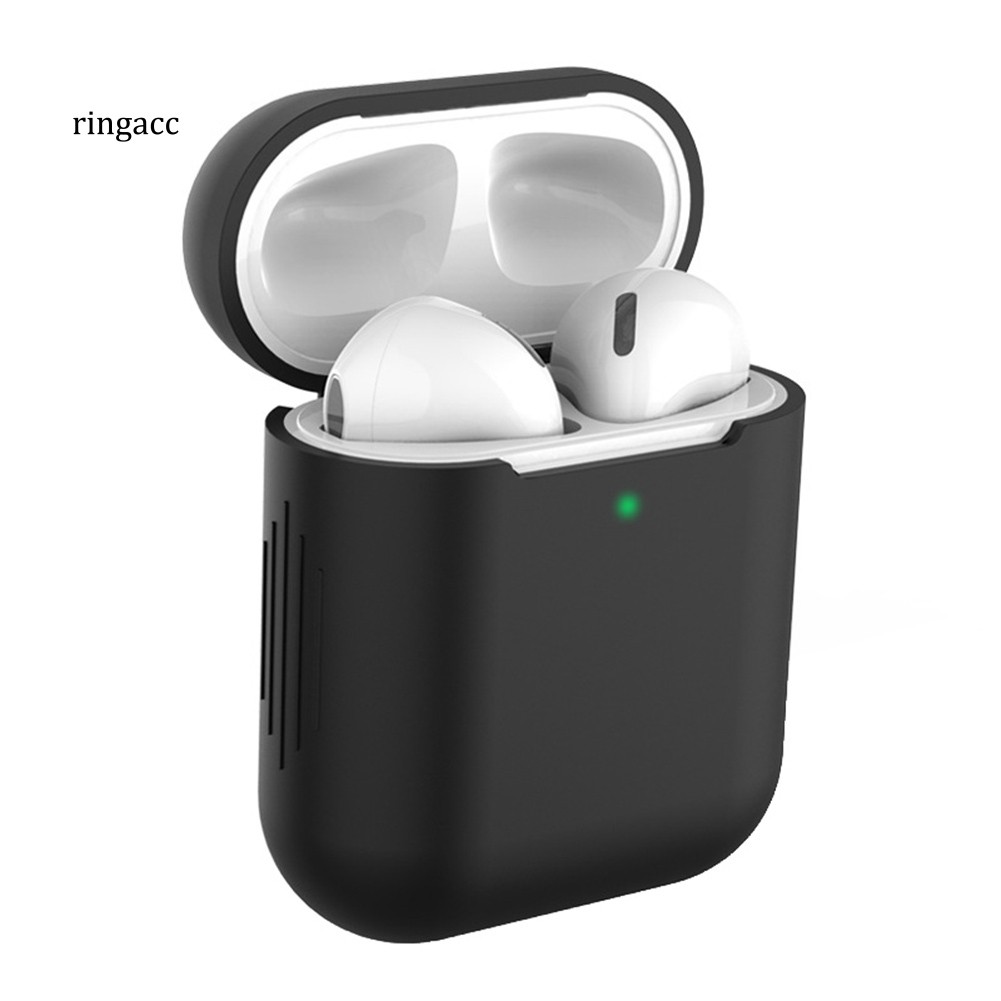 Vỏ Đựng Bảo Vệ Hộp Sạc Tai Nghe Airpods 1 / 2 Bằng Silicone Chống Sốc