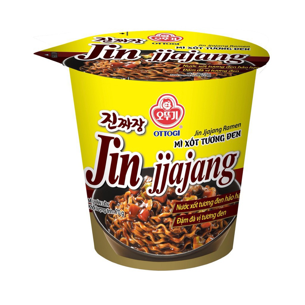 Mì Ly ăn liền Jin Jajjang ( Xốt tương đen) OTTOGI VN 70g