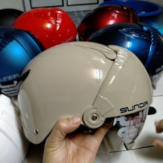 Mũ nón bảo hiểm Sunda (135D trơn)