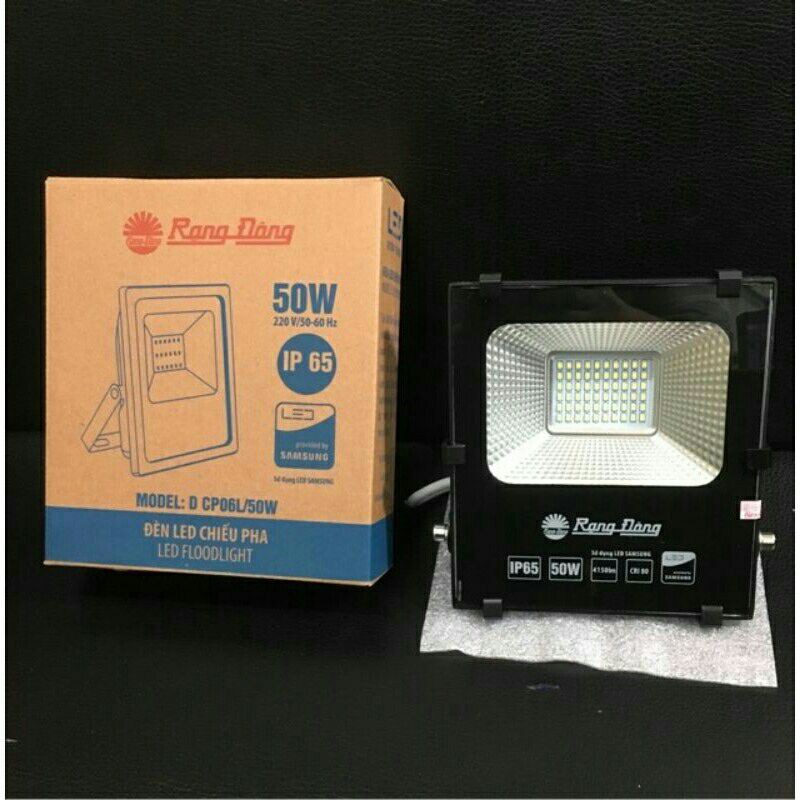 Đèn Pha LED 50W RANG ĐÔNG IP65, Chống bụi, Chống nước CHÍNH HÃNG