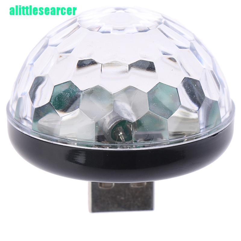 1 Đèn LED USB RGB Mini Nhiều Màu Trang Trí Nội Thất Xe Hơi