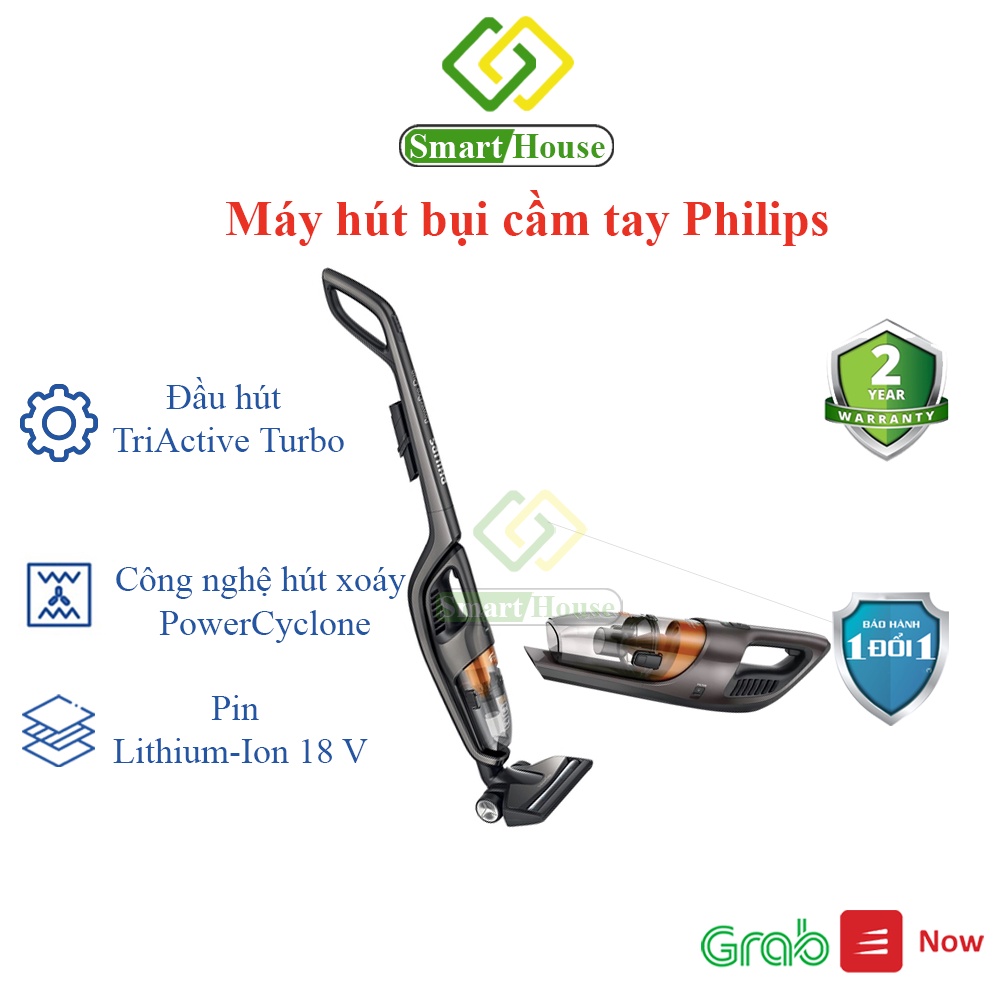 FC6168/01 - Máy hút bụi Cầm tay Philips FC6168/01 - Hàng chính hãng - Smart House