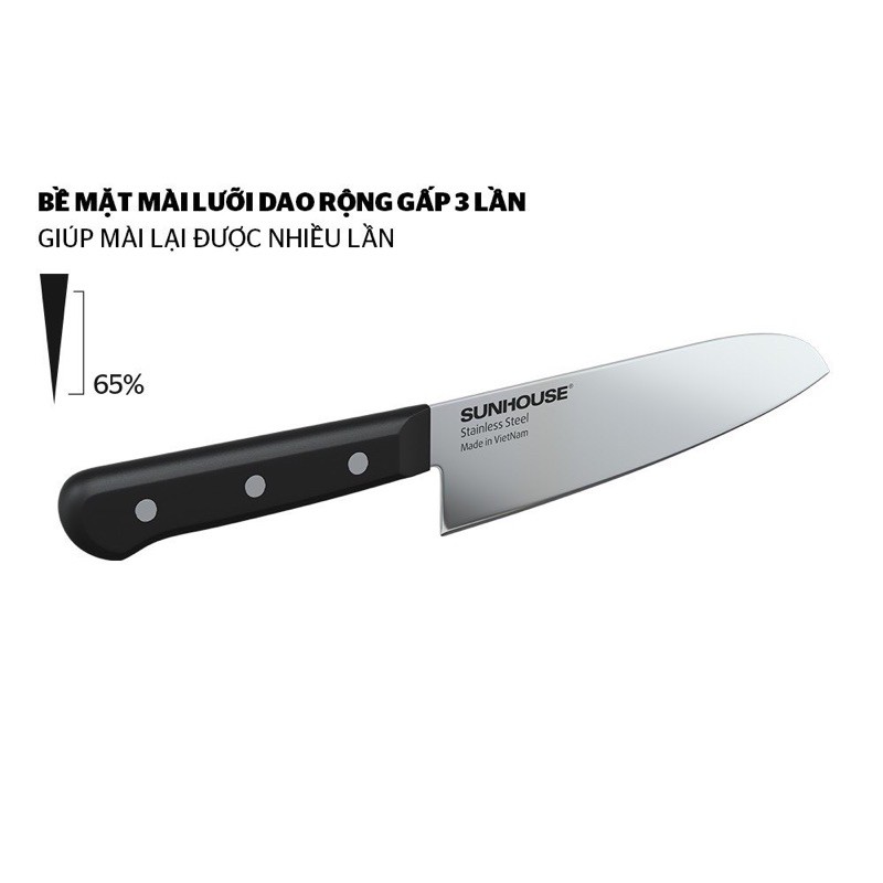 Dao làm bếp đa năng SUNHOUSE KS-KN165KS