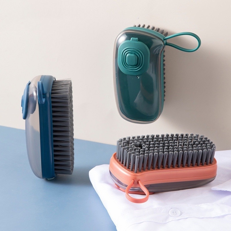 1 Bàn Chải Thủy Lực Lông Mềm Tự Động Không Đục Lỗ Sáng Tạo Đa Năng Cho Giày Quần Áo