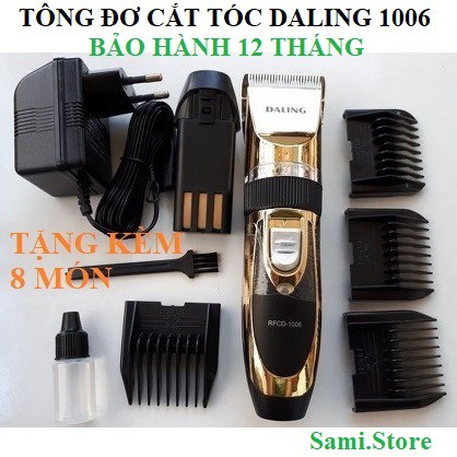 ⚡HÀNG CAO CẤP⚡Tông đơ cắt tóc DALING 1006 12W, Tặng thêm 1 pin dự phòng