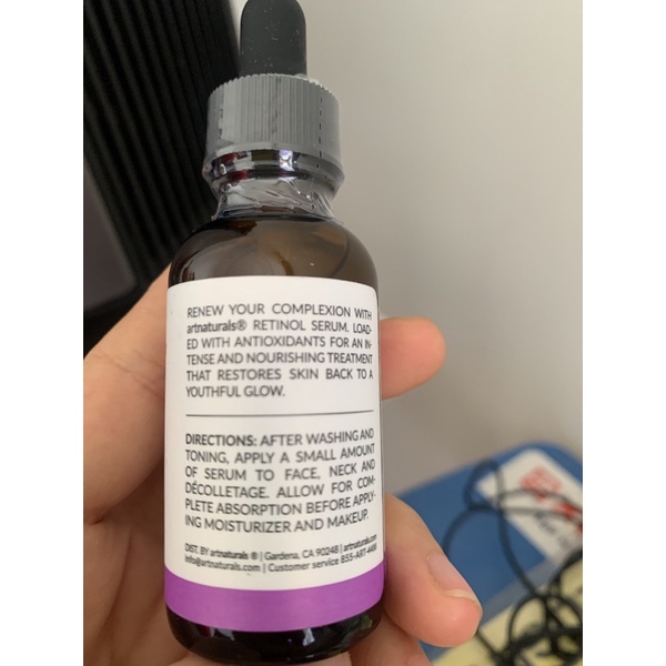 Serum Retinol chống lão hoá da Artnaturals