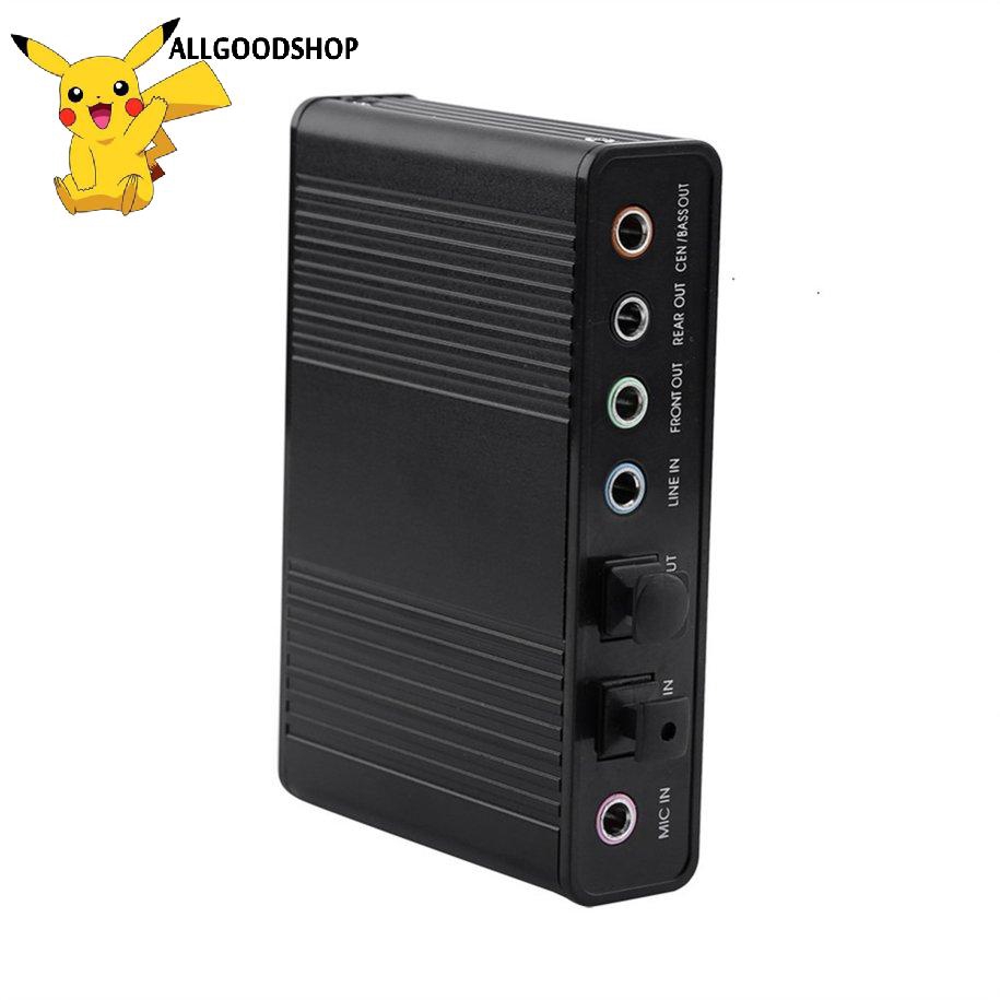 【0411】Audio Output Adapter External Sound Card 6 Channel 5.1 SPDIF USB Optical Card