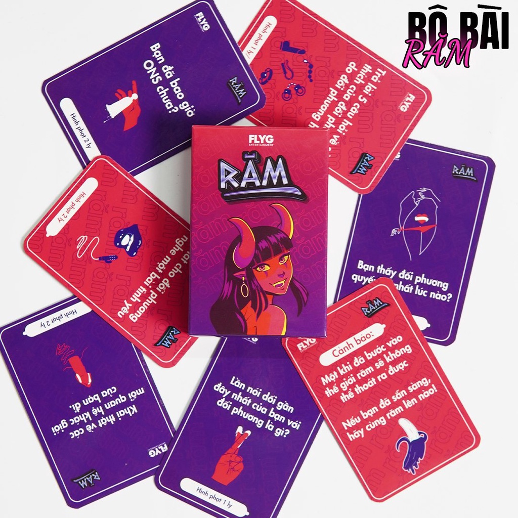 Bộ bài tình yêu RĂM CARD kết nối trái tim thấu hiểu cảm xúc cho các cặp đôi hoặc vợ chồng