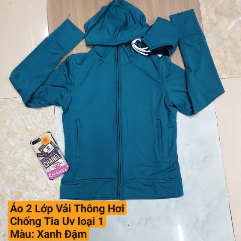 ÁO 2 LỚP COTTON THÔNG HƠI CHỐNG TIA UV,CHỐNG BỤI NANO CAO CẤP
