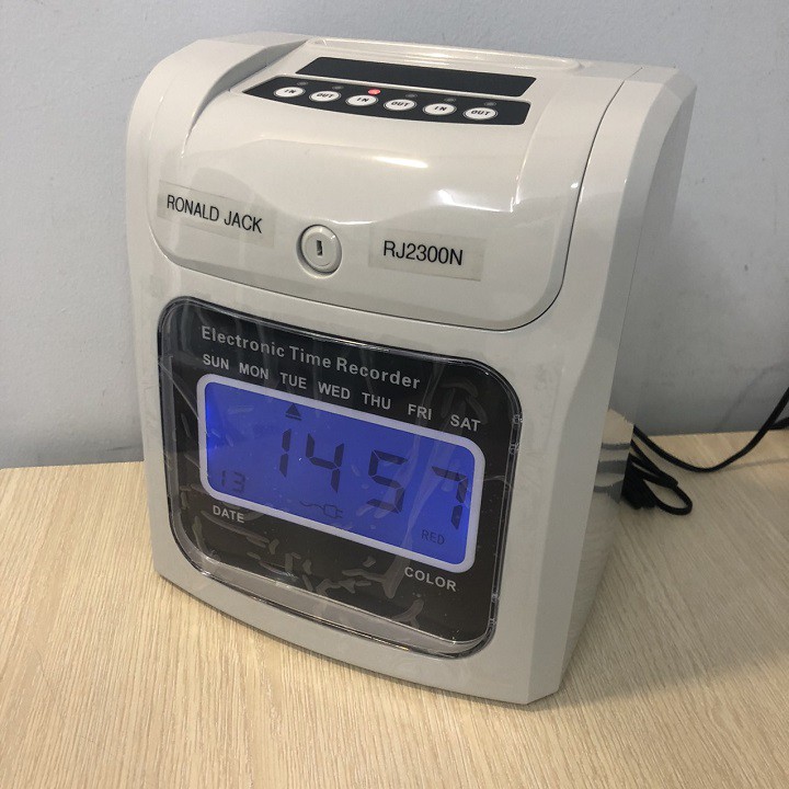 Máy chấm công thẻ giấy Ronald Jack RJ-2300N