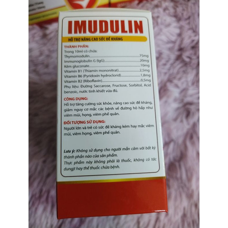 IMUDULIN tăng sức đề kháng