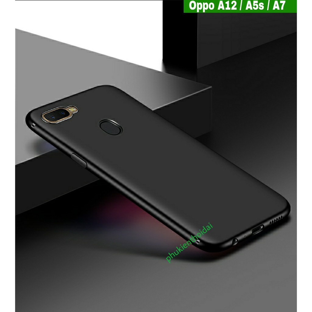 Ốp lưng Oppo A12 / A5s / A7 FREESHIP Từ 50k dùng chung dẻo màu siêu mỏng cao cấp