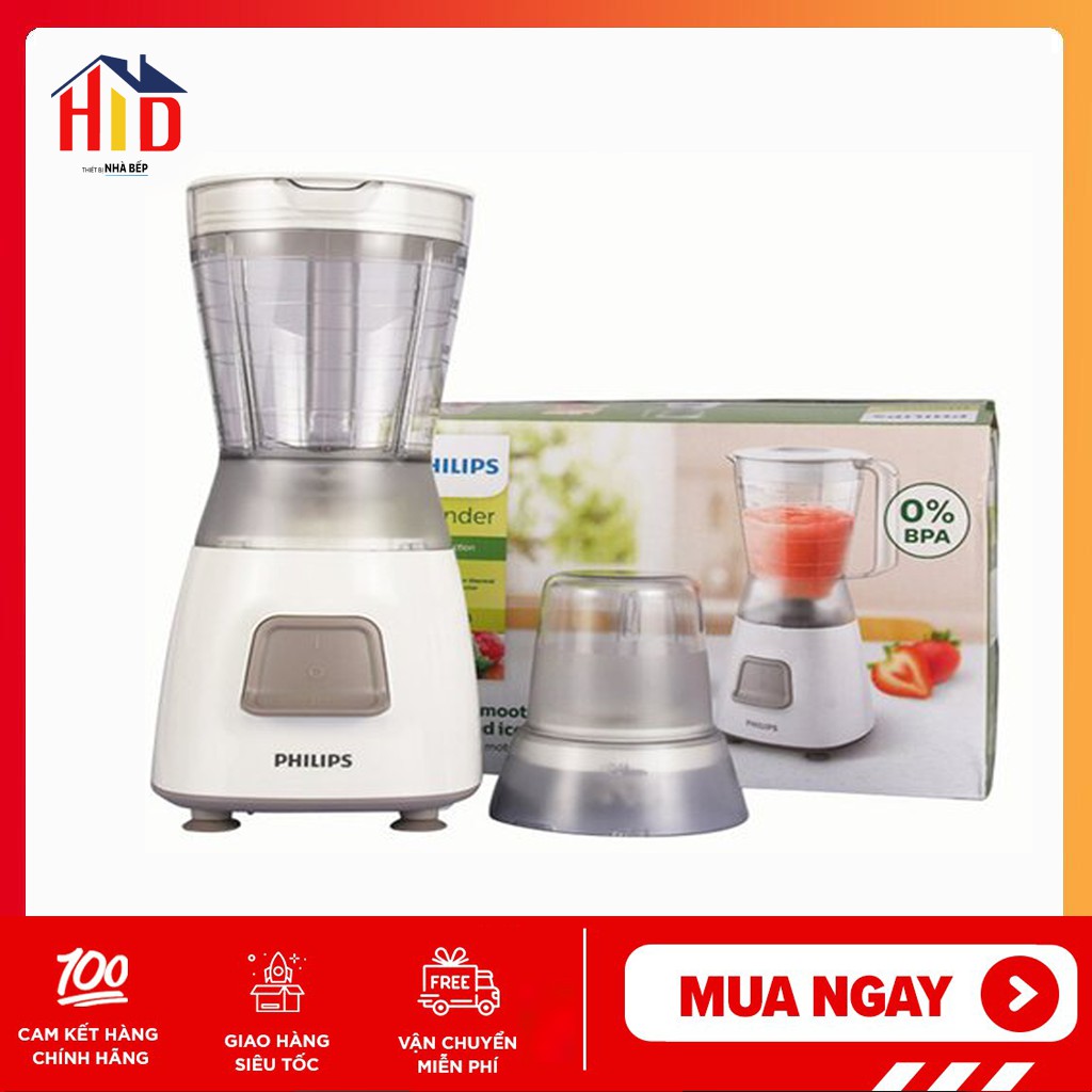 [Mã ELHA22 giảm 6% đơn 300K] Máy xay sinh tố Philips HR2056 (Trắng)