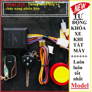 Chống trộm xe máy 1 chìa - 1 remote Honda  [ Model 2018 ]
