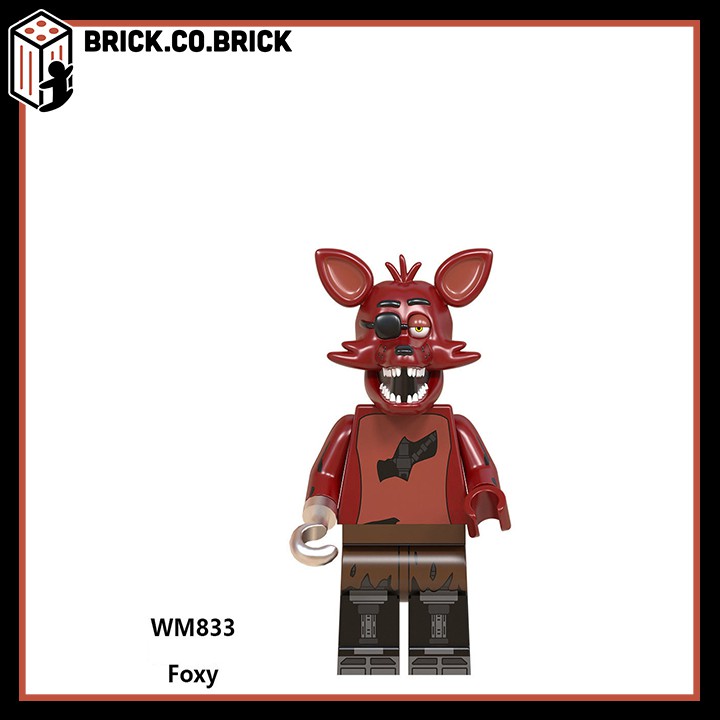 WM6074 - Đồ chơi lắp ráp minifigure nhân vật Freddy trong tựa game Five Nights At Freddy's