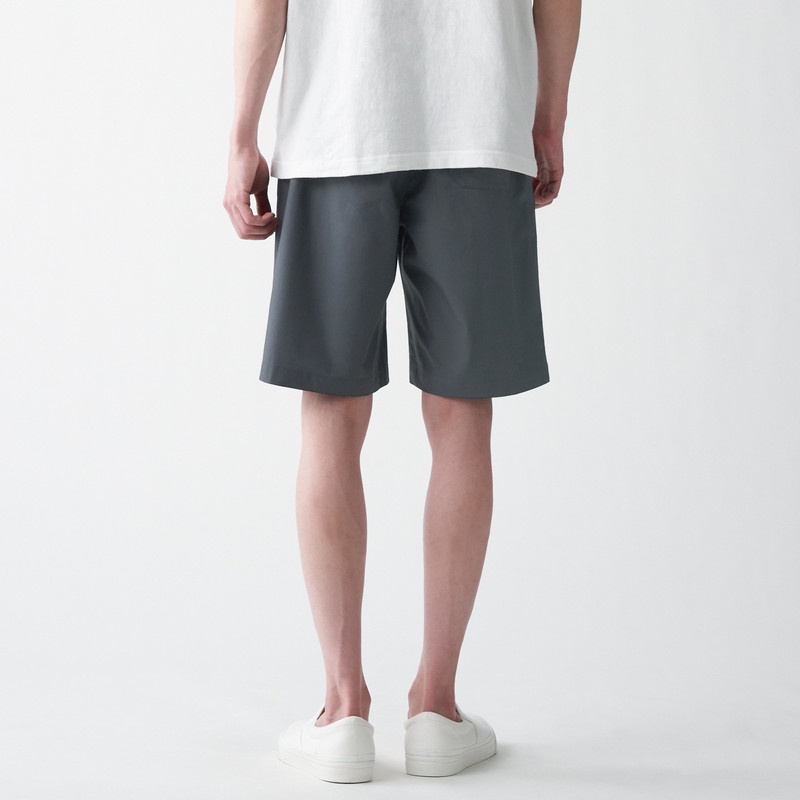 Muji Quần Short Vải Poplin Cotton Ấn Độ Nam