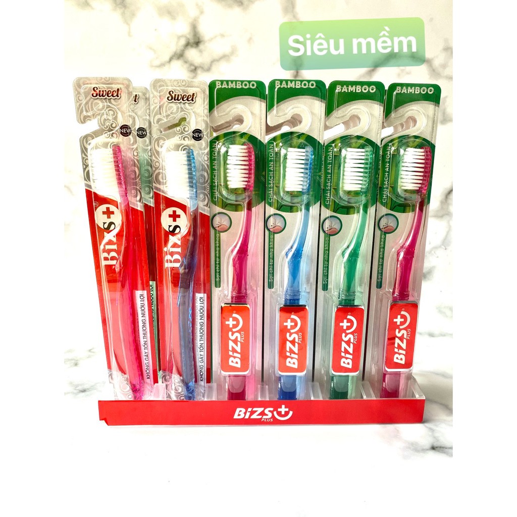 Bàn chải đánh răng Bizs+ Sweet /BamBoo /Carbon