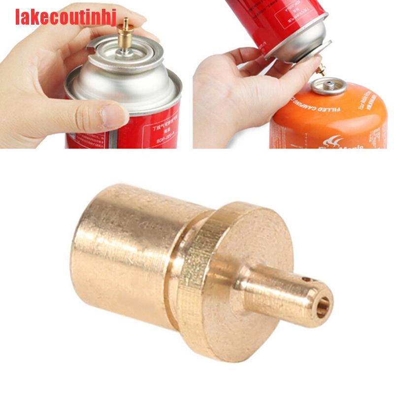 {lakecoutinhj}Gas Refill Adapter Outdoor Camping Stove Cylinder Filling Butane Canister NTZ