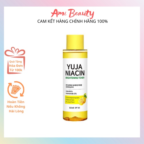 Nước Hoa Hồng Some By Mi Yuja Niacin 30Days Miracle Brightening Toner 150ml