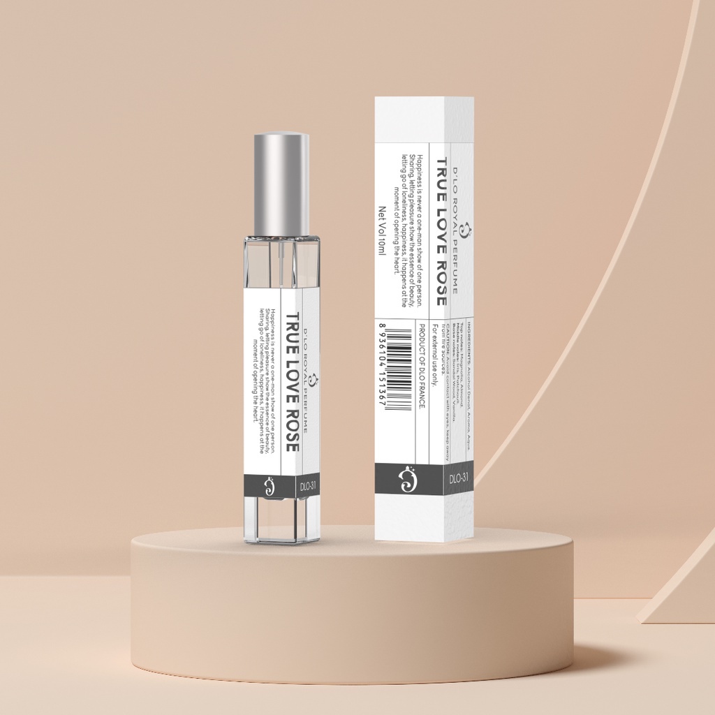 Tinh dầu nước hoa nữ D'lo 31 Trust Love Rose 10ml Mùi hương của những nàng thơ gen Z nhẹ nhàng, lôi cuốn | DLO 31