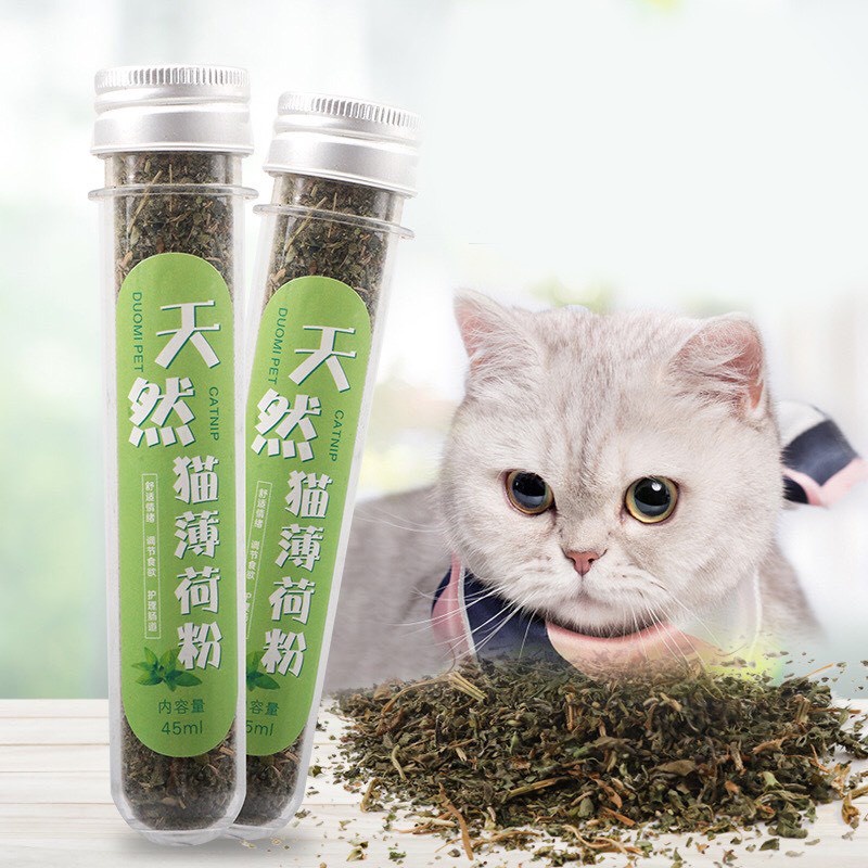 Cỏ bạc hà Catnip sấy khô mang lại nhiều tác dụng có lợi cho mèo