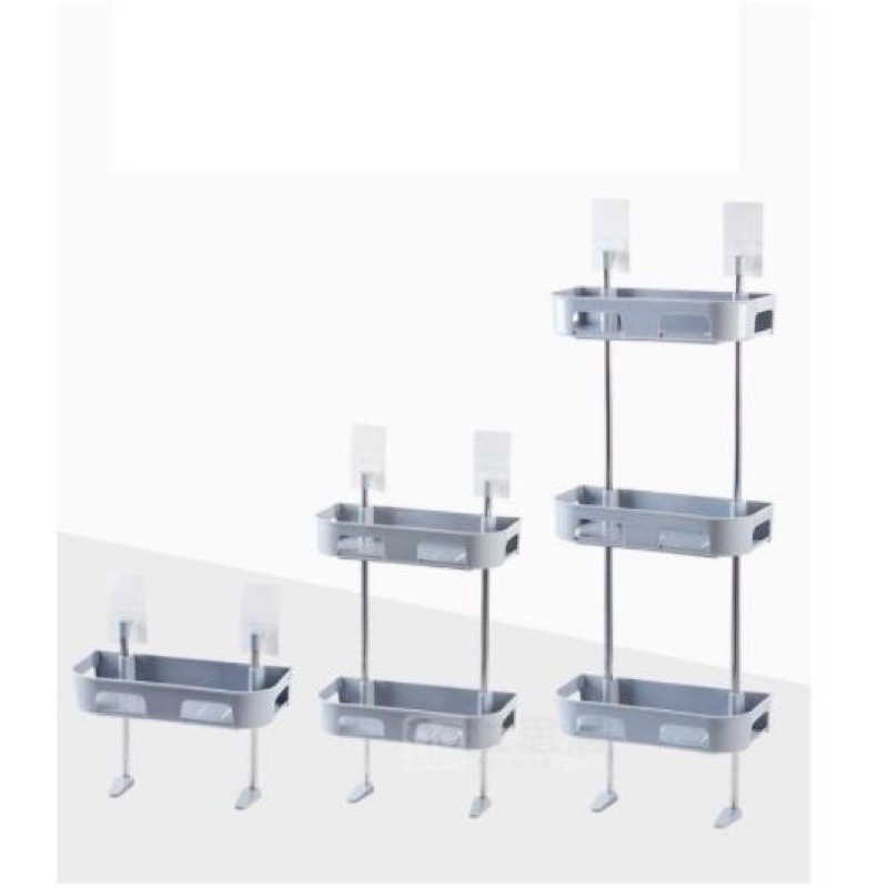 ⭐️[DEALSỐC]LOẠI1 Kệ nhựa khung inox đa năng 2,3 tầng đa năng. kệ sau bồn cầu,dán tường bếp dán tường .tiết kiệm ko gian