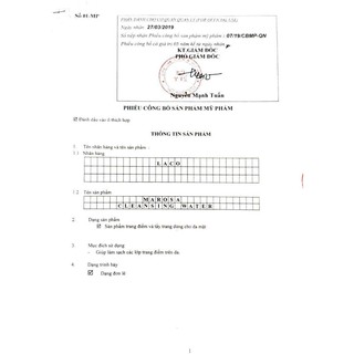 Nước tẩy trang MAROSA laco