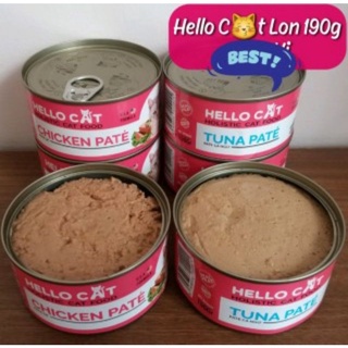 Pate Lon Cho Mèo Hello Cat 190g