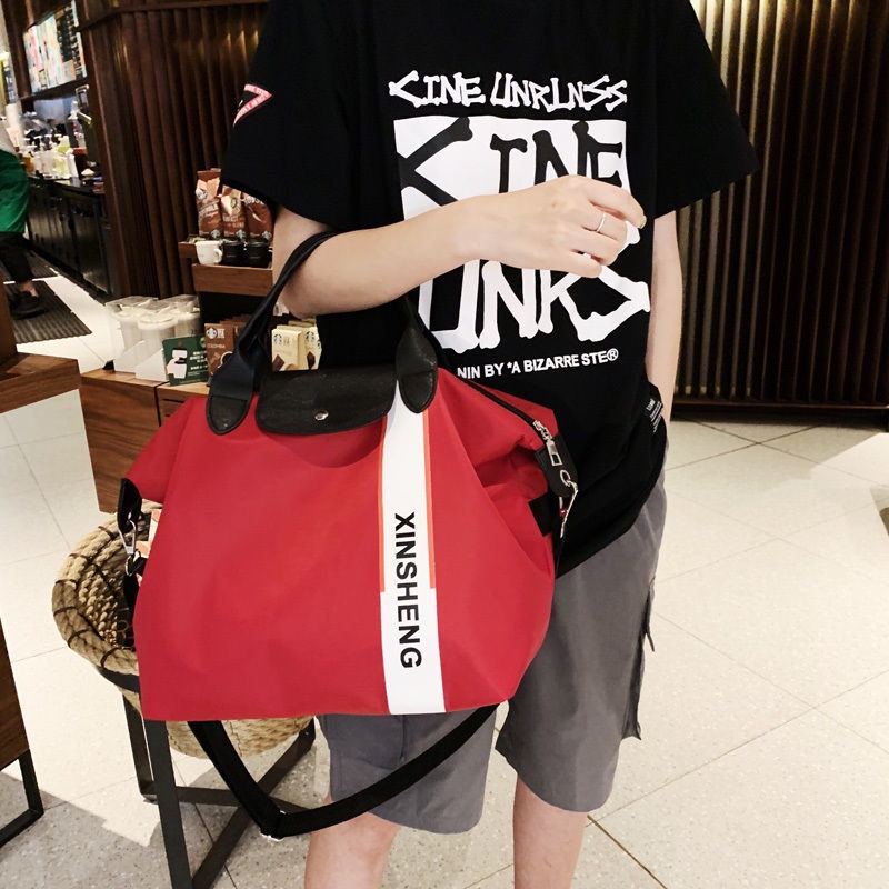 Túi Đựng Đồ Đi Tập Gym/Du Lịch/Tập Gym Trọng Lượng Nhẹ Kích Thước Lớn Phong Cách Hàn Quốc Cho Nam Và Nữ
