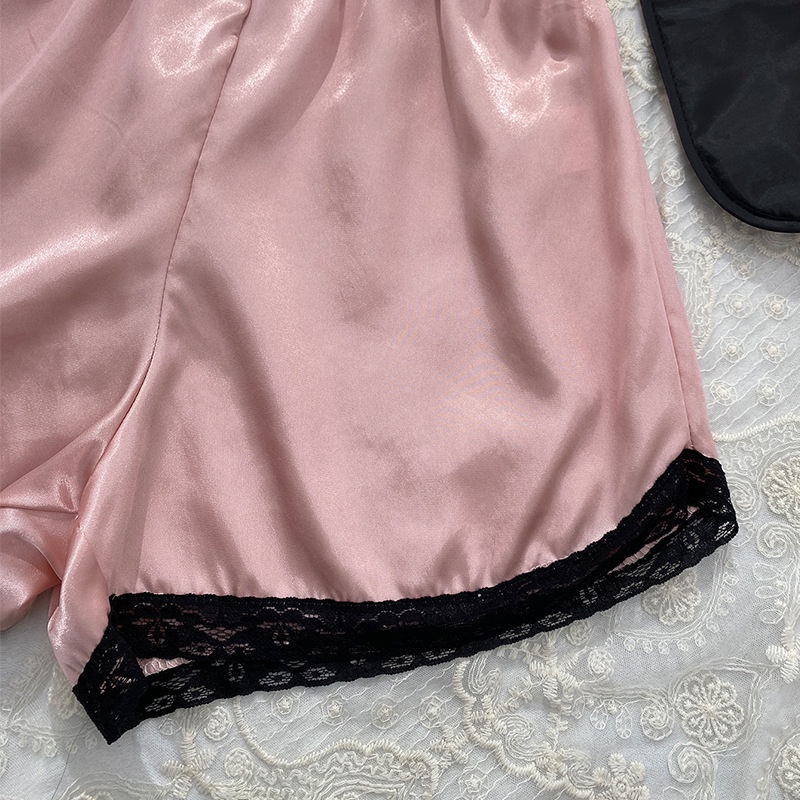 Đầm Ngủ Ngắn Bằng Lụa Mát Thiết Kế Quyến Rũ Thoải Mái Hàng Mới Dành Cho Bạn Nữ