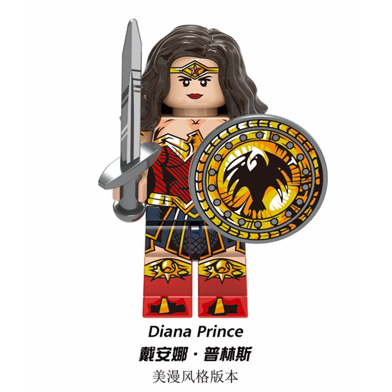 DC Bộ Lắp Ghép Lego Nhân Vật Wonder Woman
