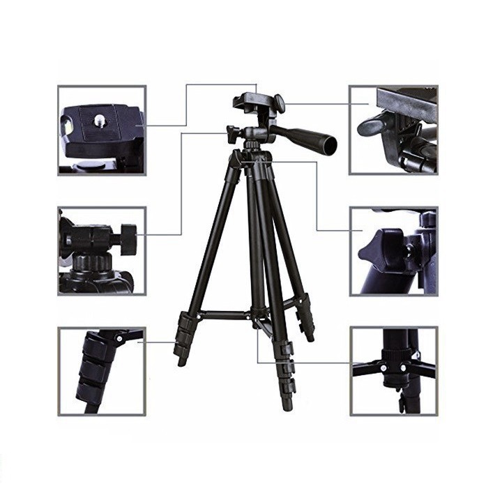 Gậy 3 chân chụp hình máy ảnh, điện thoại Tripod TF - 3120