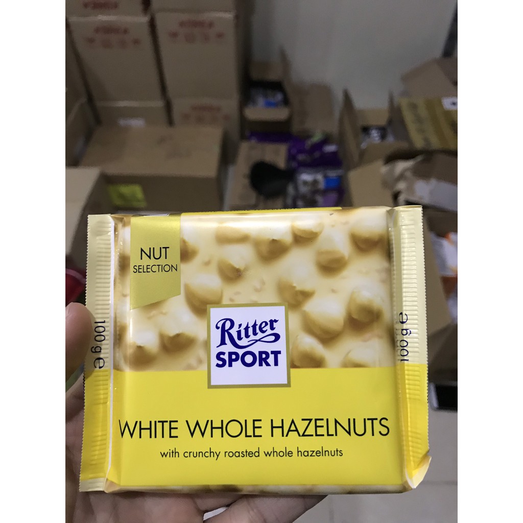 Socola Ritter Sport thanh 100gr (Hàng công ty nhập khẩu Đức)