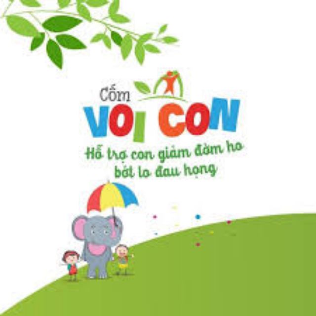 Cốm Voi Con hộp 16 gói hỗ trợ giảm đờm ho đau họng