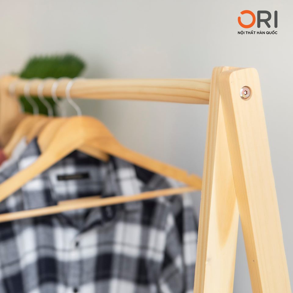 GIÁ TREO QUẦN ÁO HÀN QUỐC 1 TẦNG SIZE L - A HANGER 1F NATURAL