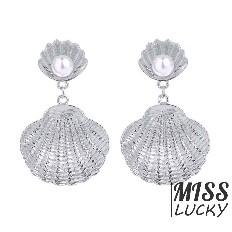 Khuyên Tai Vỏ Sò Thời Trang Cá Tính Cho Nữ