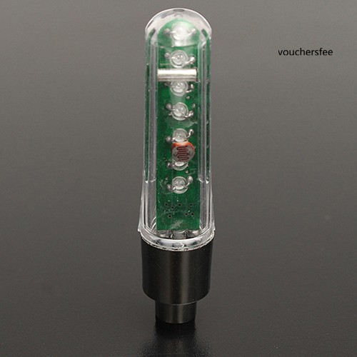 Đèn LED 7 bóng gắn van bánh xe đạp độc đáo cao cấp