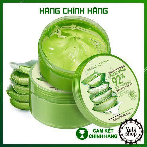 [HÀNG AUTH] GEL LÔ HỘI - GEL LÔ HỘI ĐA NĂNG ALOE VERA NATURE REPUBLIC 92 – HÀN QUỐC - HN