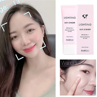 Kem chống nắng vật lý Hàn quốc tốt Rubelli Sun Cream