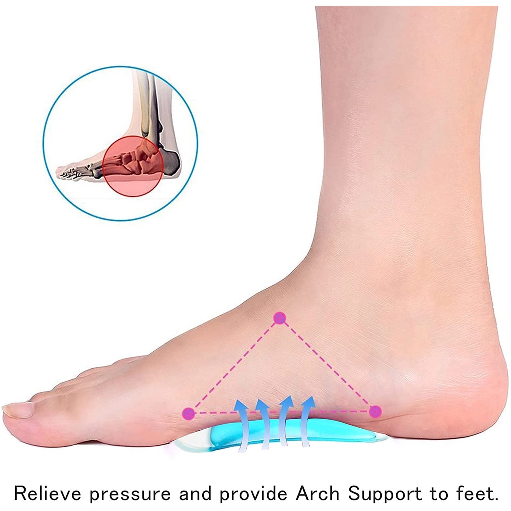 Miếng Lót Giày Bằng Silicone Tiện Lợi Dễ Sử Dụng Dành Cho Bé