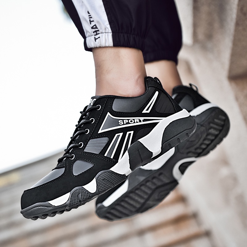 Đôi Giày Thể Thao Bằng Da PU Mềm Thoáng Khí Size 36-45 Dành Cho Nam